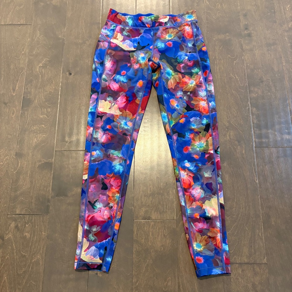 Without Walls Women's Colorful Floral Leggings Small Urban Outfitters Activ‎